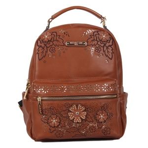 NICOLE LEE WESLEY FLORAL CUT OUT BACKPACK